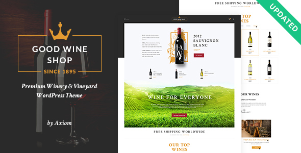 Good Wine | Vineyard & Winery Shop WordPress Theme Logo
